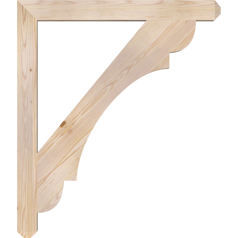 Olympic Craftsman Bracket, Douglas Fir (Smooth), 42"H x 3.5"W x 36"D