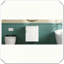 Meuble-lavabo mural moderne avec évier et porte à fermeture en douceur-418019019