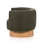 Fielding Upholstered Swivel Barrel Chair