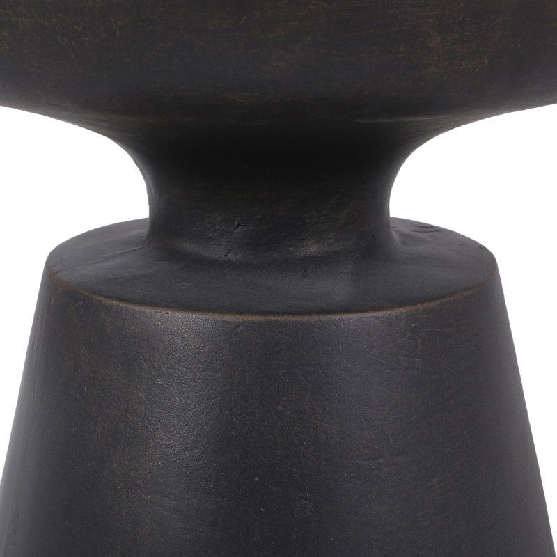 Table d'appoint d'extérieur en béton léger