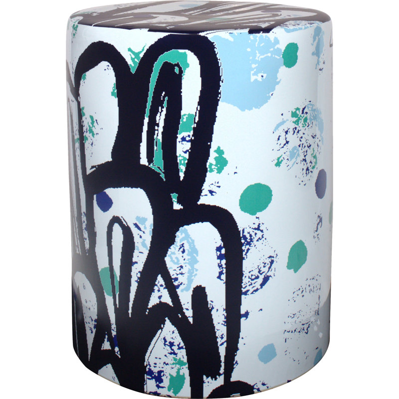 Alixander Ceramic Accent Stool