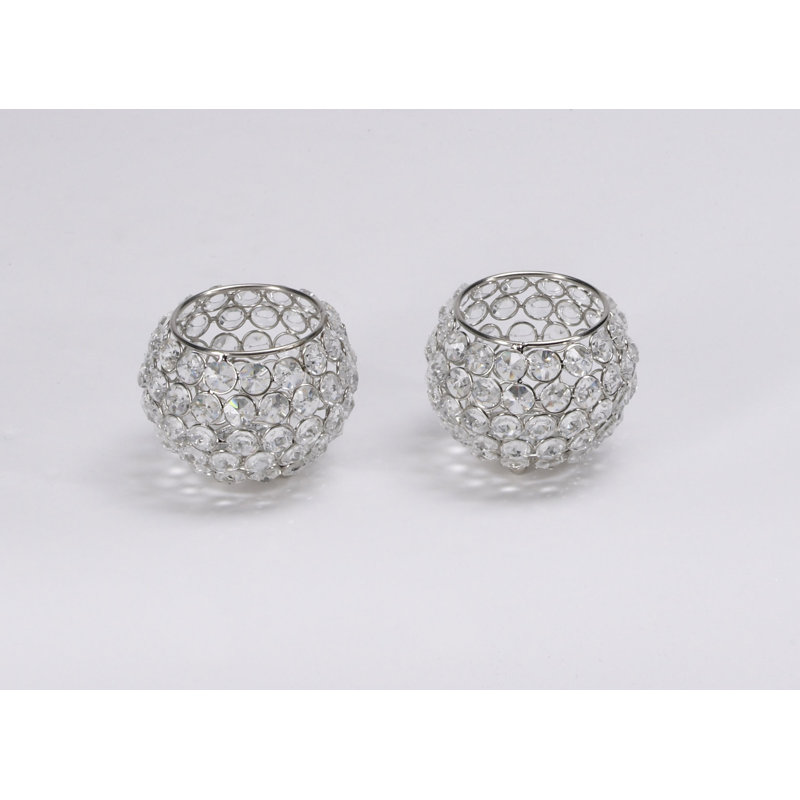 4 Piece Metal Votive Holder Set