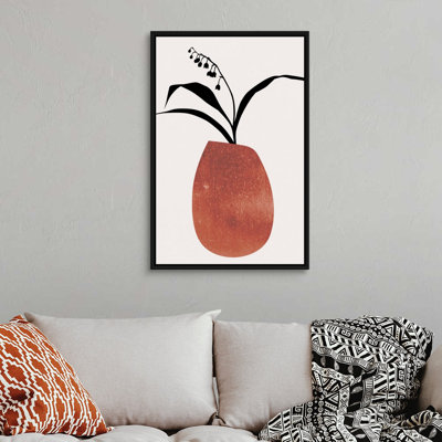 Fleurs d'hiver sur toile