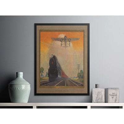 Carlo 1 Piece Floater Frame Wall Art