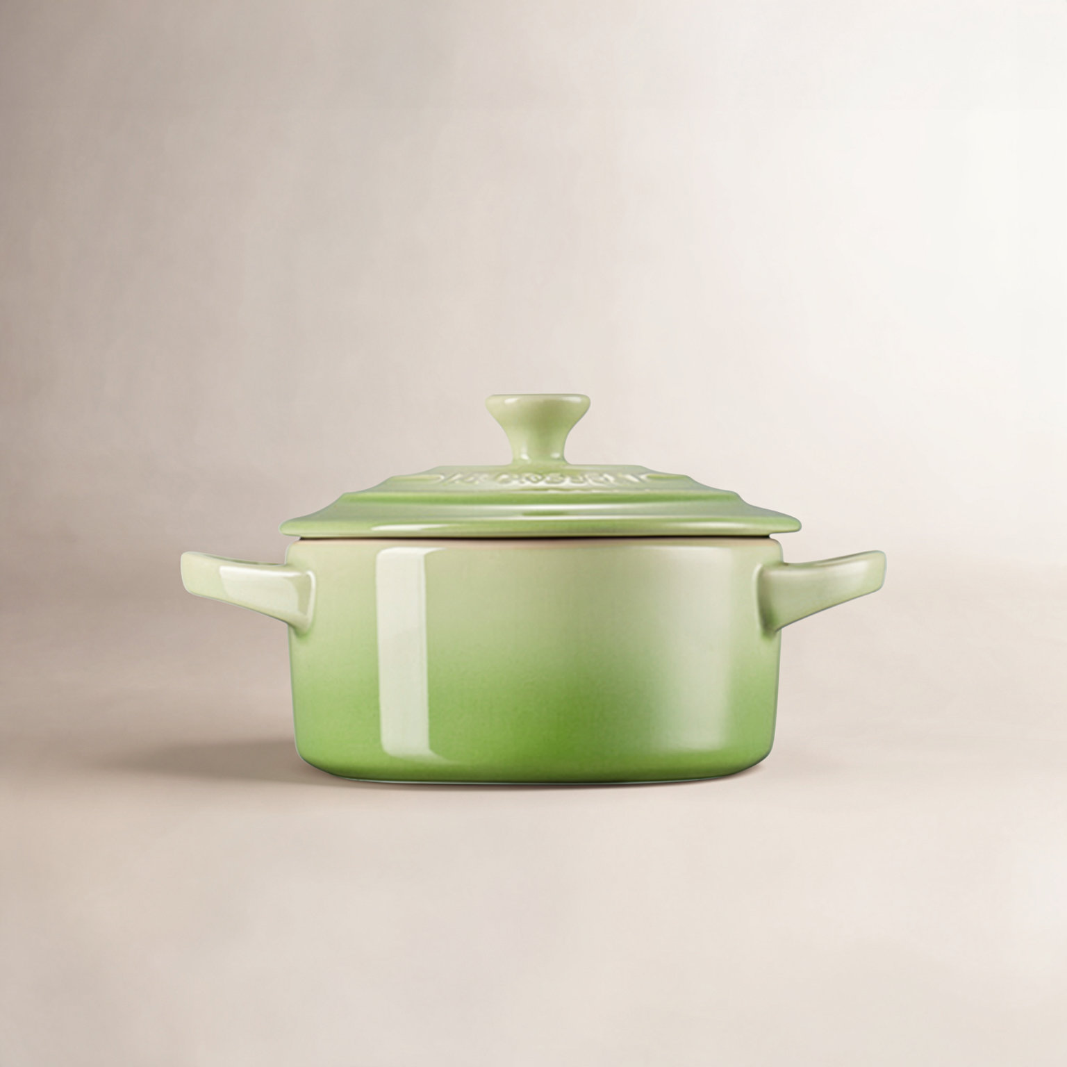 Le Creuset Stoneware Mini Cocotte, Palm