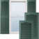 Lifetime Vinyl, TailorMade Cathedral Top Centre Mullion, Open Louvre Shutters