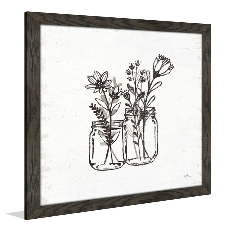 «Our Nest III», reproduction d'art sur toile, H 25,5 po x l 25,5 po x P 1 po, Cadre chocolat patiné