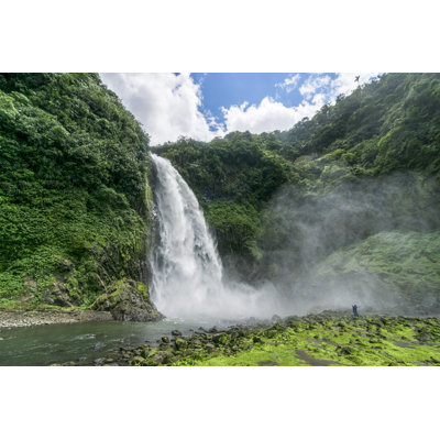 Waterfall In Ecuador by David Aguilar Photography - Wrapped Canvas Print