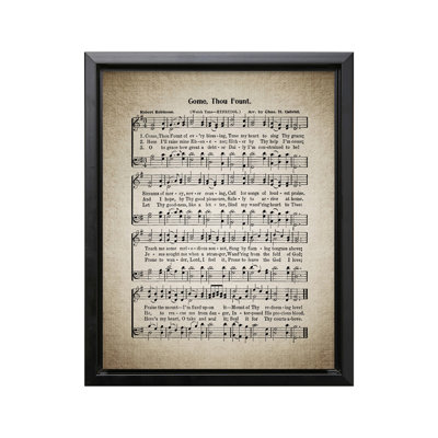 Fiche de chanson «Come Thou Fount»