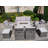 Wicker 9 - Person Patio Conversation Set with Cushions
