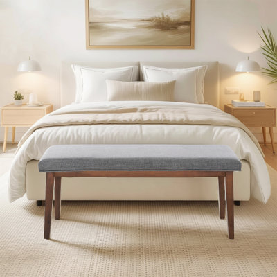 Modern Upholstered Bench For Entryway, Dining Bench