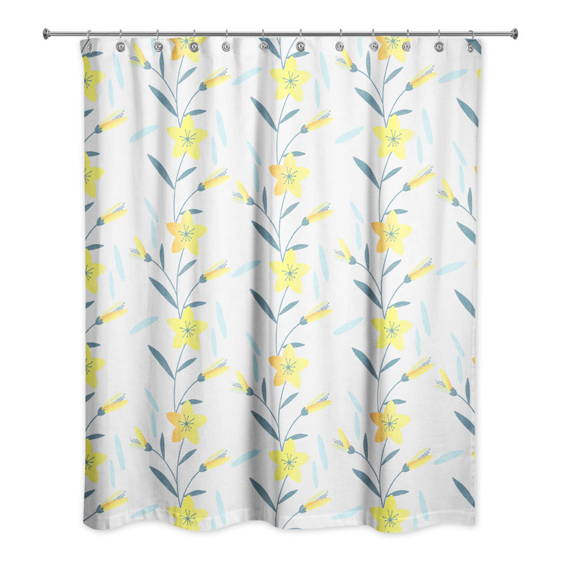Rideau de douche Roshelle, Blanc