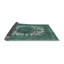 Tapis oriental vert / blanc-165760198