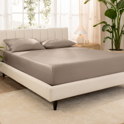 Organic Sateen Machine Woven Fitted Sheet