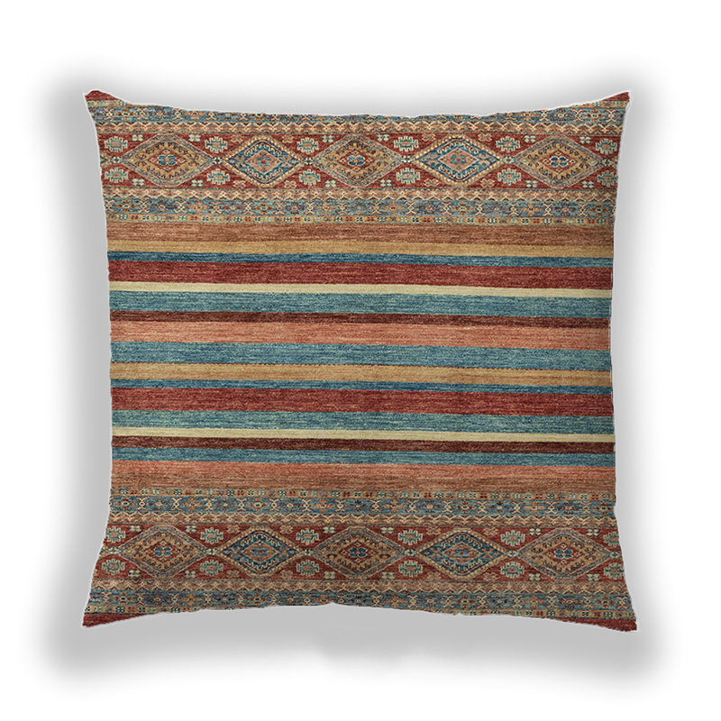 Coussin décoratif abstrait 2387, Microsuède