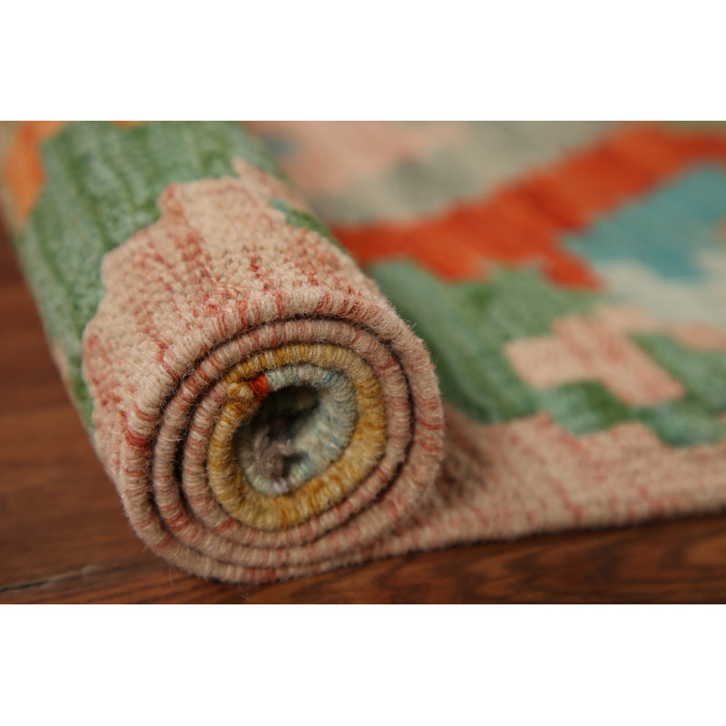 Tapis oriental géométrique Kilim 4 x 5