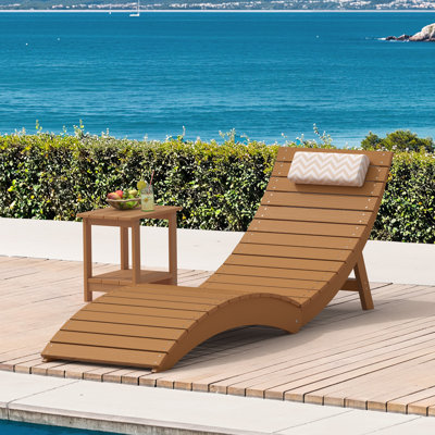 Ultra-Portable Foldable Patio Chaise Lounge