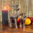 2 Piece Rustic Reindeer Figurines, 8.25 Inches