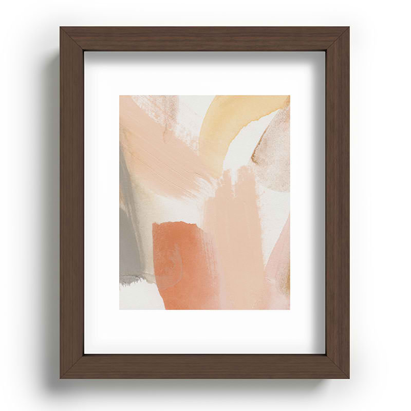 «Orren Ellis Abstract M19» par Georgiana Paraschiv, reproduction d'art encadrée en érable, 8 po x 10 po, L 10 po x H 8 po
