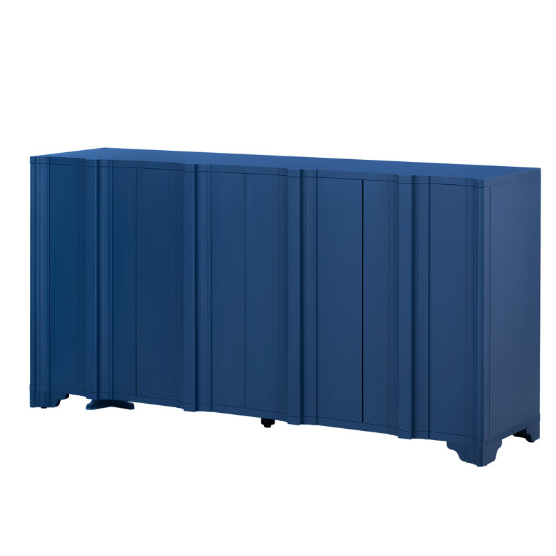 Sleek 4-door sideboard