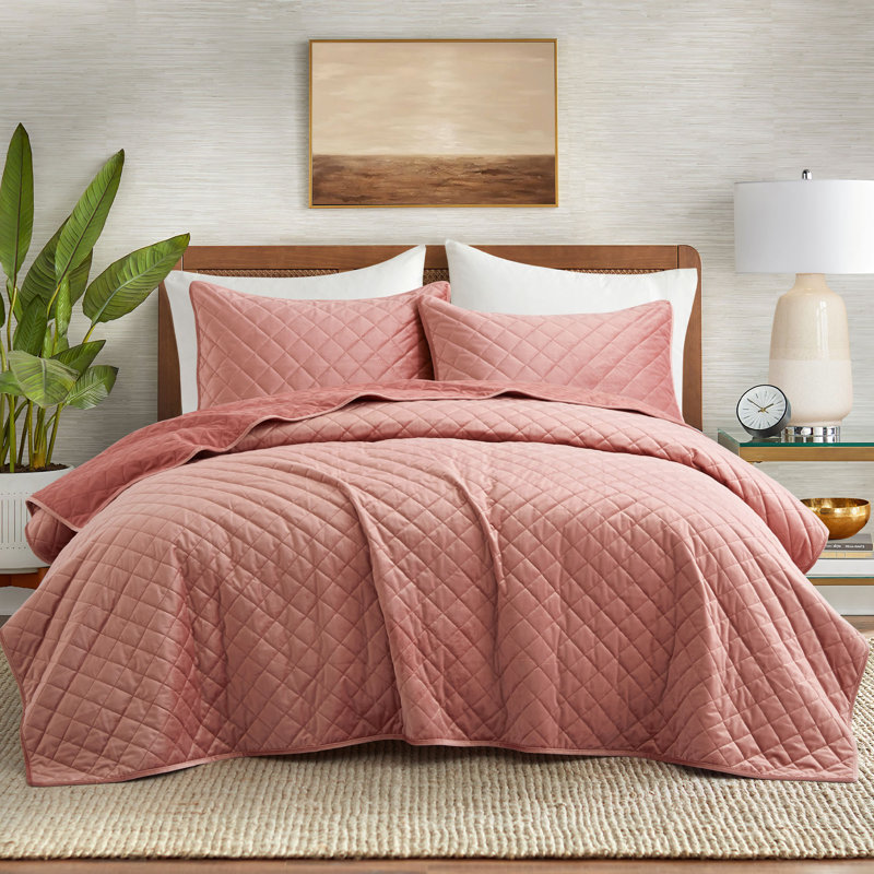  Literie, Taille simple + 1 taie d'oreiller standard, Rose