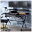 Versatile Rectangular Computer Desk With Practical Keyboard Tray And Storage Options