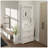 NEW White Colour Shoe Cabinet  With 3 Doors 2 Drawers With Hanger,Large Space For Storage-270481097