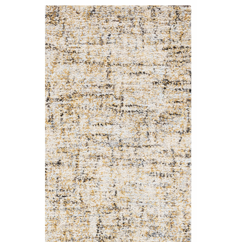 Banneker Abstract Hand Tufted Performance Rug, Rectangle 5' x 8'