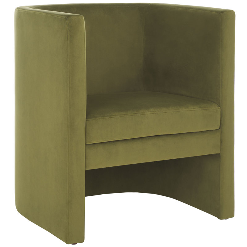 Jennabel Velvet Armchair, Olive Green