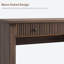 Bureau de direction 54 po avec tiroirs-classeurs et station de charge, bureau cannelé en bois pour le bureau personnel-1080268823