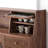 Brass Handle High Foot Buffet Table