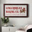 Gingerbread Bake Co. - Reproduction de photo sur toile-747956442