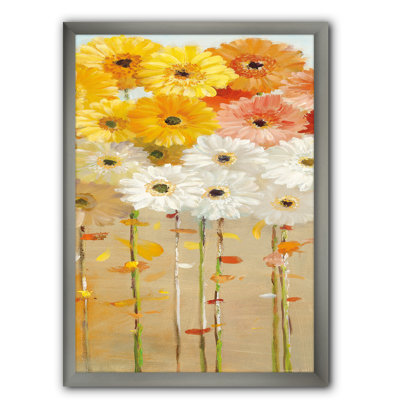« marguerites automne i »-cadre photo imprimé sur toile