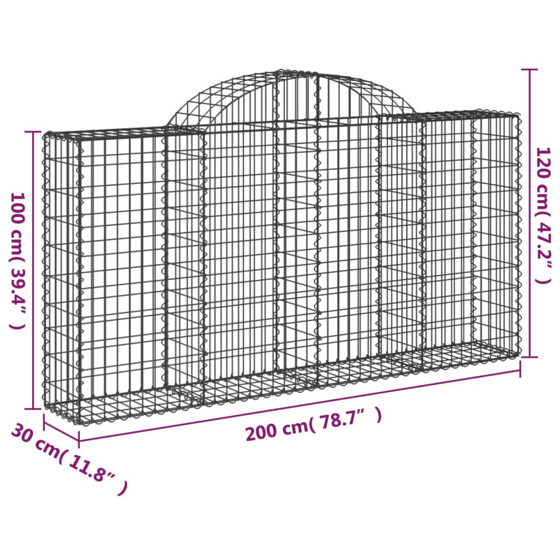 Avaiah Silver Metal Fence Panels Included, 120cm H x 200cm W x 30cm D