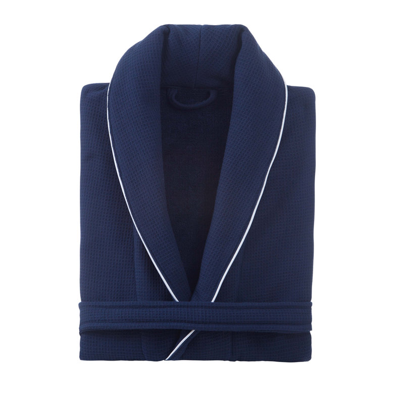 Peignoir majestueux 100% coton unisexe majestueux Majesty, TG, Bleu marine