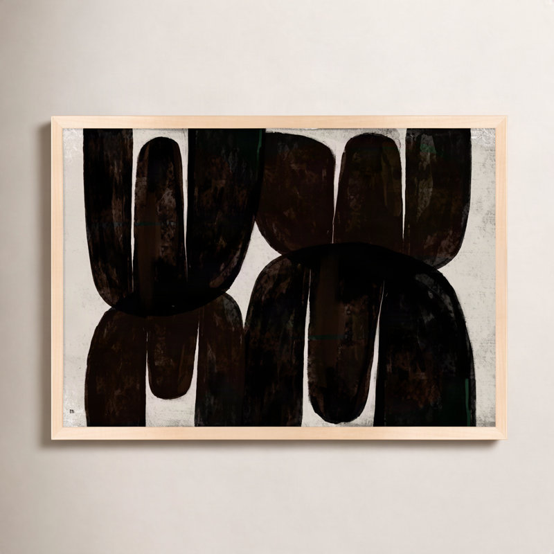 Stretched By Studiom - Framed Wall Art, 14" H x 20" W x 1.25" D, Maple