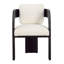 Maravi Linen Blend Upholstered Dining Table