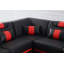 Canapé modulaire en cuir véritable de 149,5 po Ambistroie-1982171394-1982171404