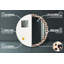 Huldar Glass Flat Wall Mirror
