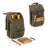2 Bottle Insulated Wine Cooler Picnic Tote Bag with Cheese Board and Knife Set