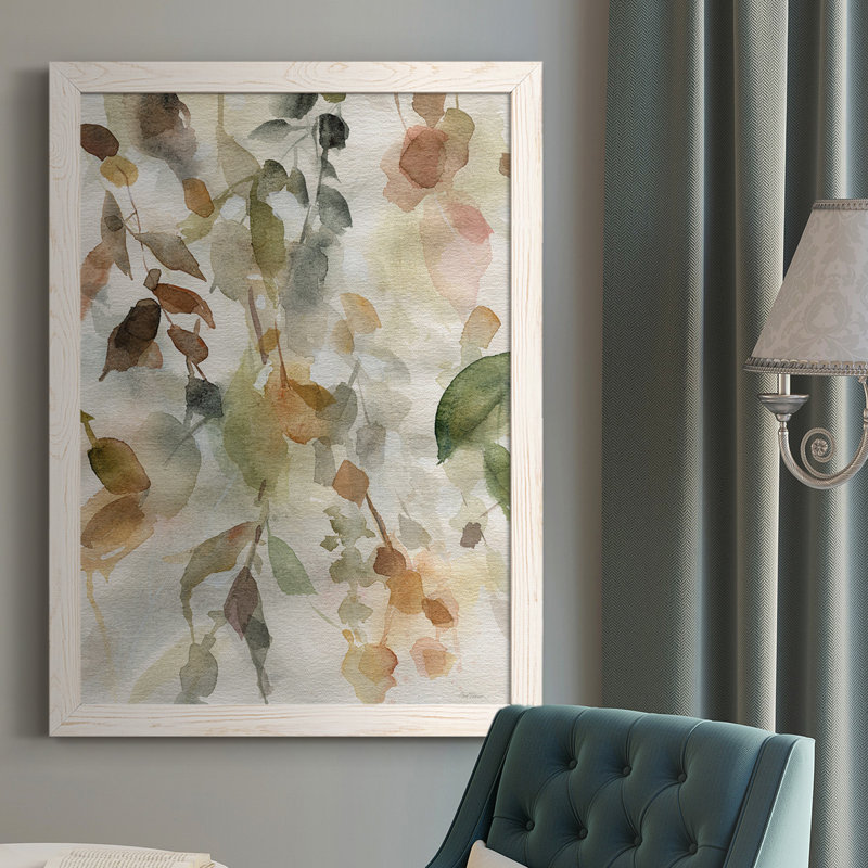 «Cascading Nature II», reproduction d'un seul cadre photo sur toile, Cadre blanc, H 37,5 po x l 27,5 po x P 1 po