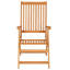 Chaise de jardin inclinable en teck Brault-2029827203