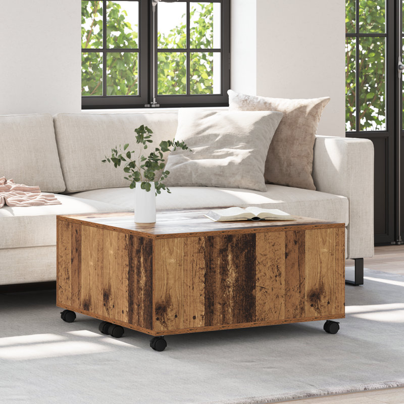 Coffee Table Chipboard Accent Table Couch Centre Side End, Old Wood