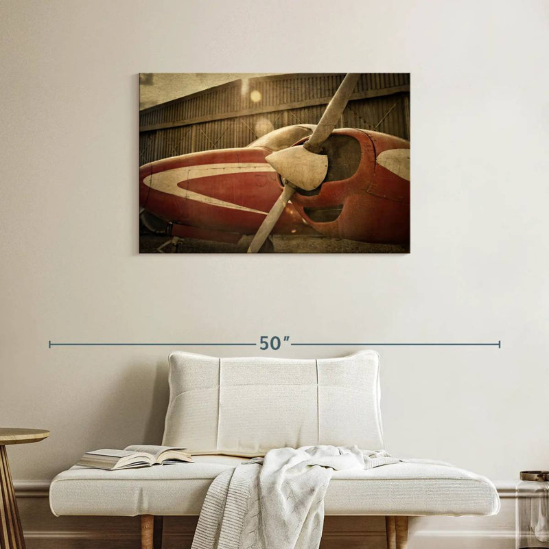 Mehar Retro Aircraft, 24" H x 36" W