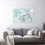 Impression sur toile Parisian Bicycle Dreams-129709601