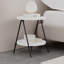 Ritzman Compact Side Table Round Top with Metal Legs-185020673