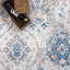 Tapis bleu / beige Bobb-1605026416