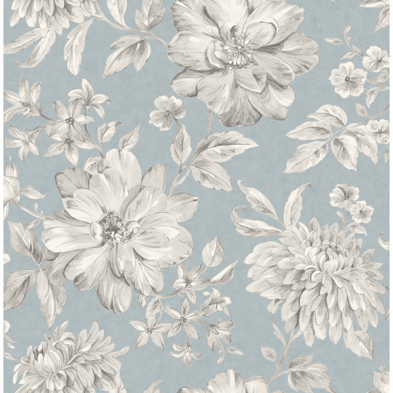Cumberland 10m x 52cm Semi-Gloss Wallpaper Roll, Blue