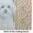 Bichon Frise Heirloom Fall Glass Cutting Board