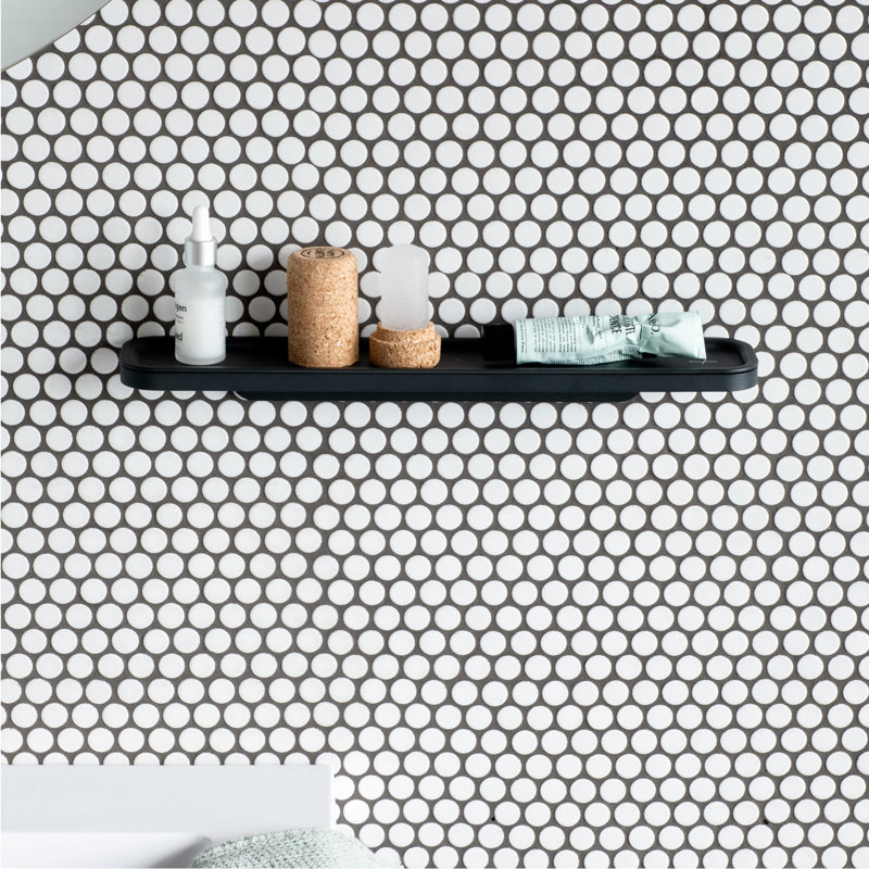 Brabantia MindSet Bathroom Shelf, Mineral Infinite Gray